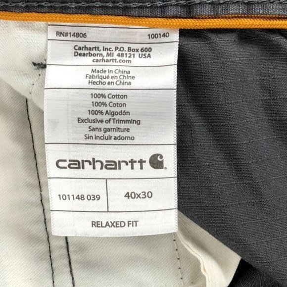 Carhartt Men’s Relaxed Fit Cotton Carpenter Pants - Picture 9 of 10